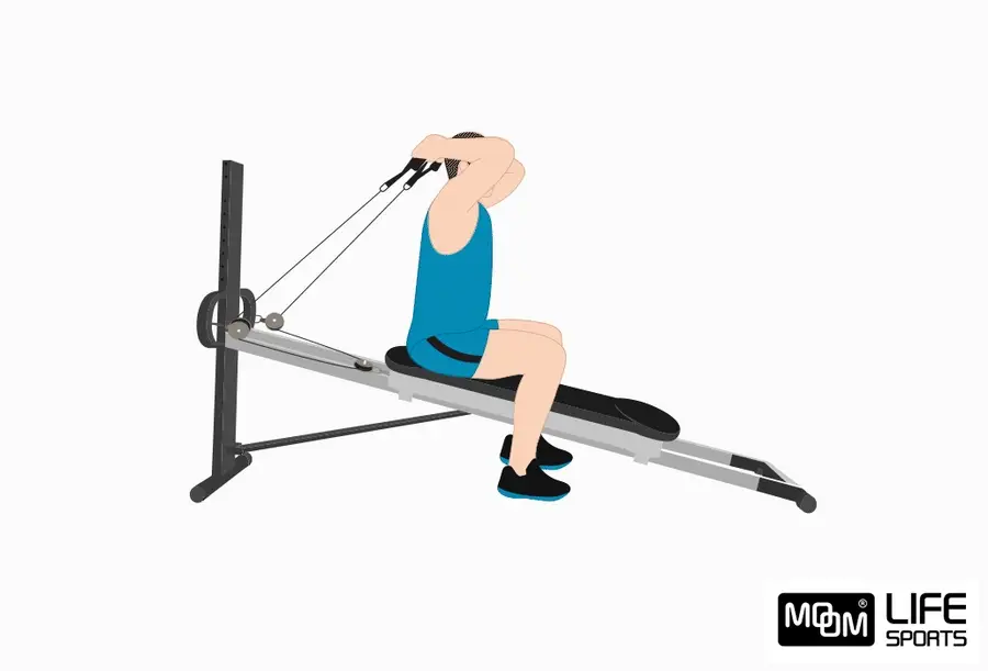 overhead chest fly