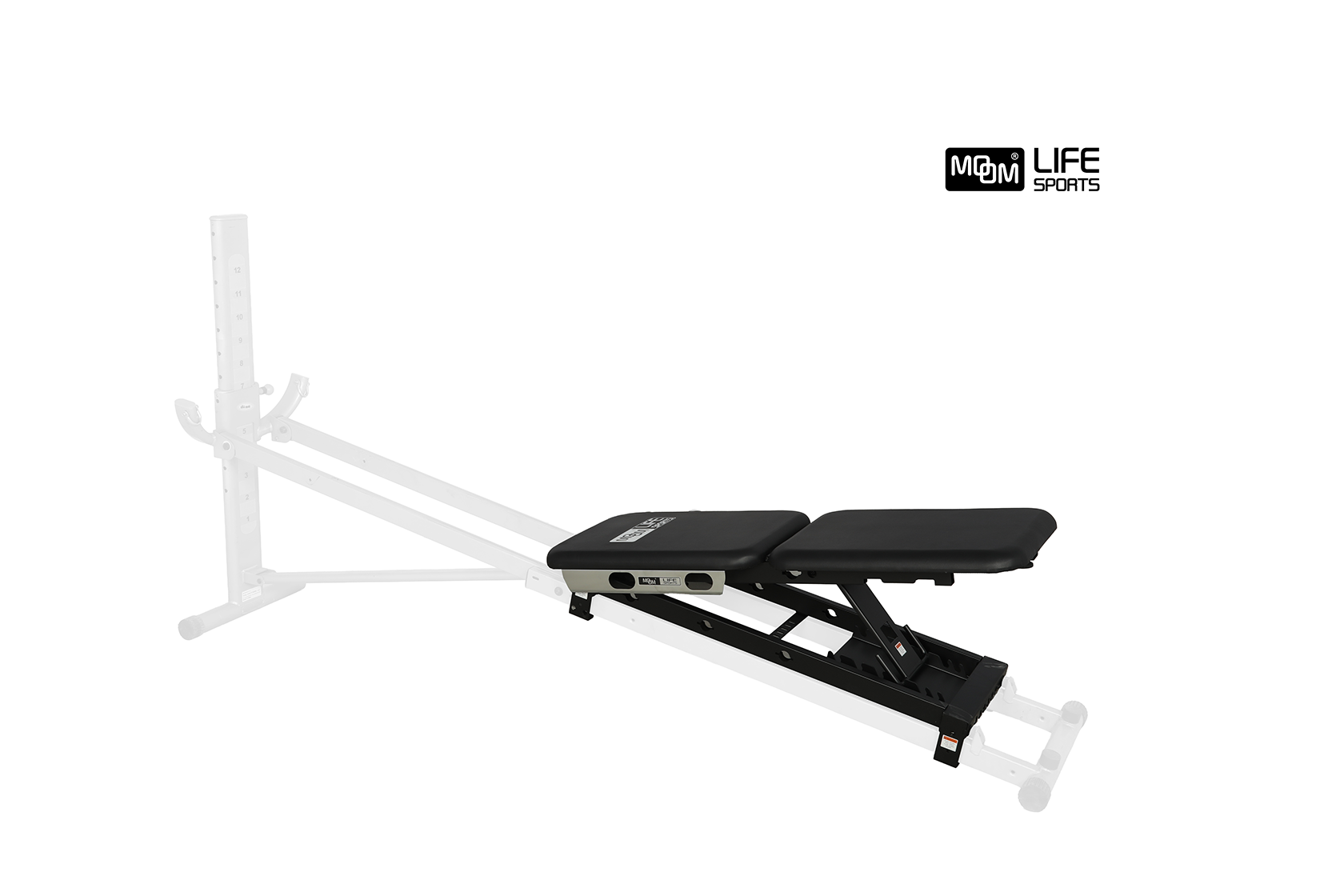 Side view of the upgrade bench on a FIT frame