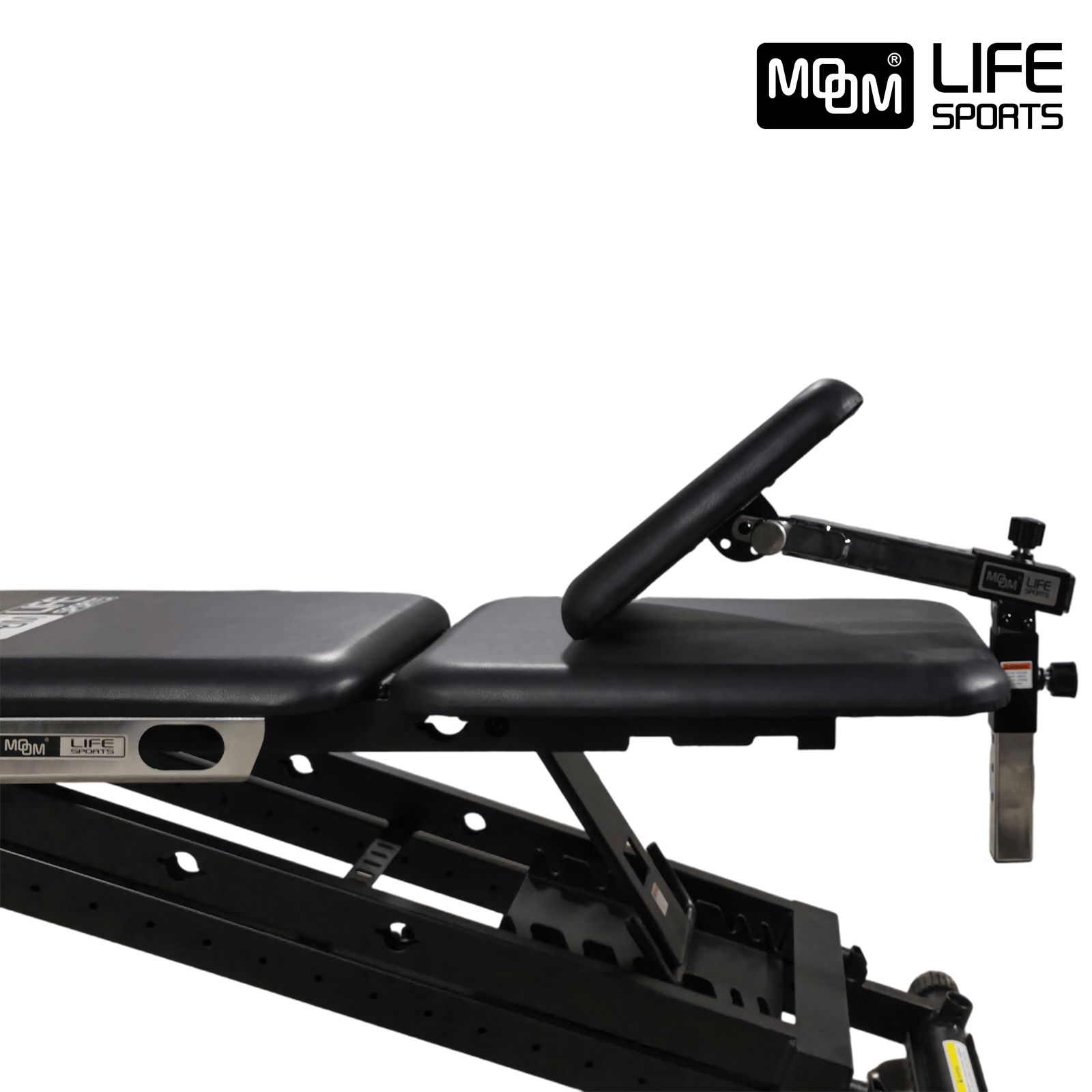 Vertical height adjustment of the backrest